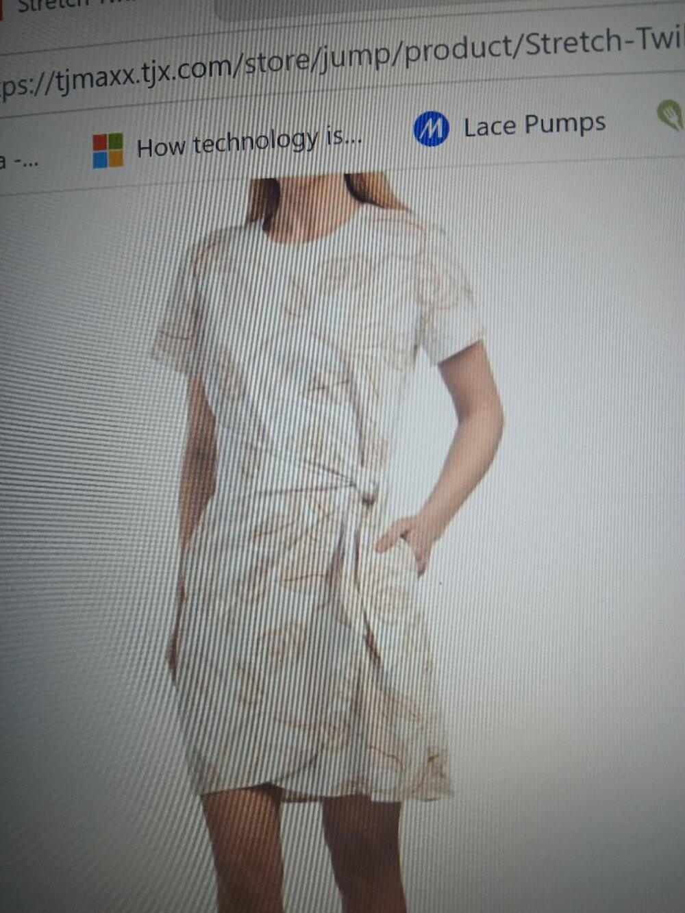 A PUTNAM Stretch Twill Wrap Mini Dress